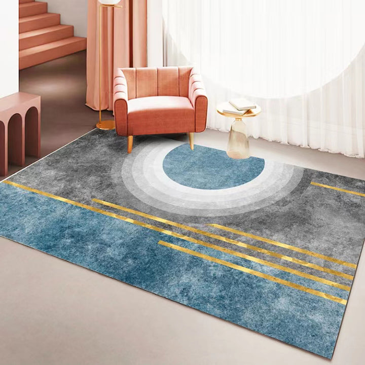 【カーペット・ラグ】北欧風 寒色 選べる4種 高級感