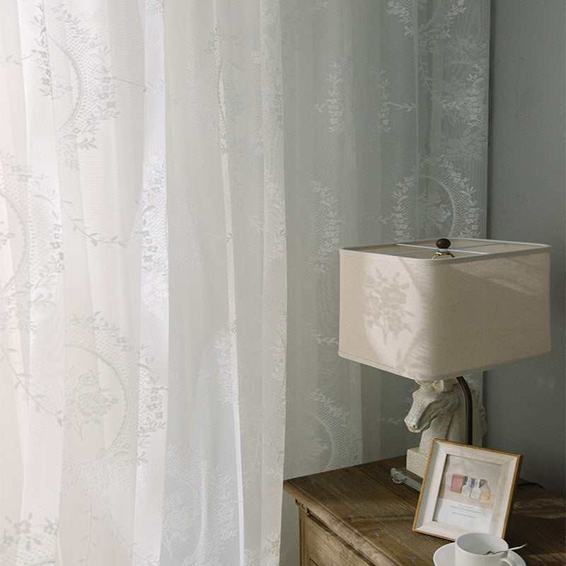 【レースカーテン】ジャガード織 柔らかい