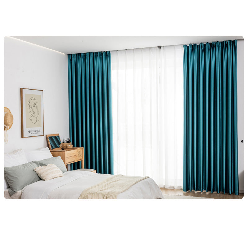 【ドレープカーテン】光沢感 おしゃれ 選べる16色