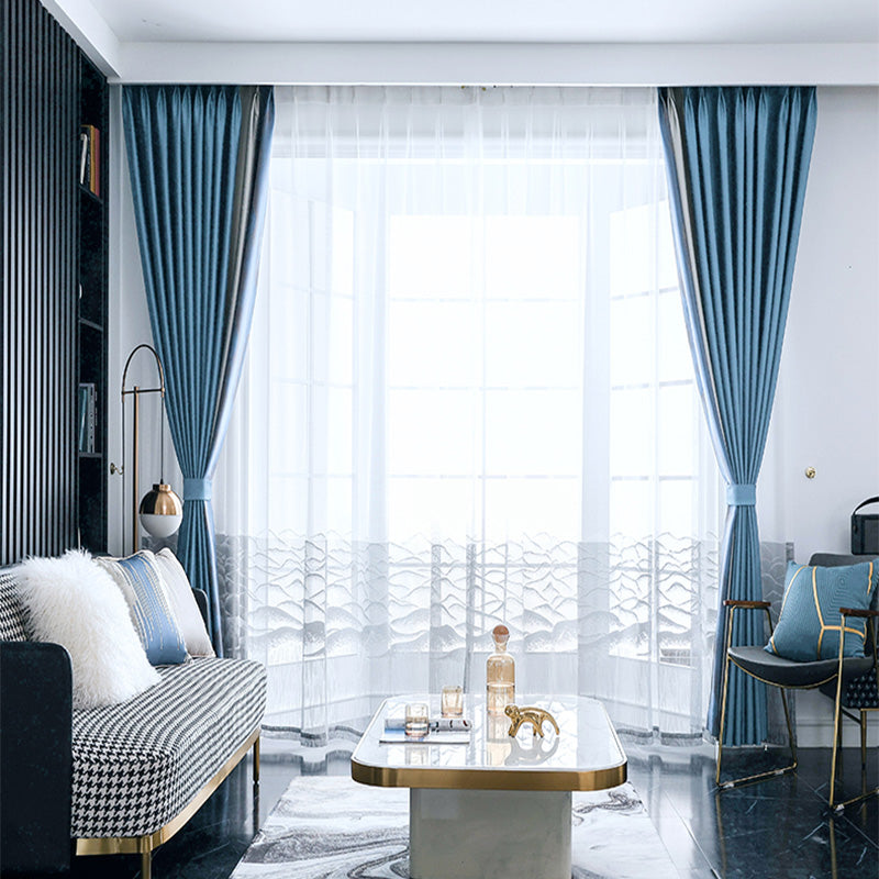 【ドレープカーテン】高級な雰囲気 選べる7色