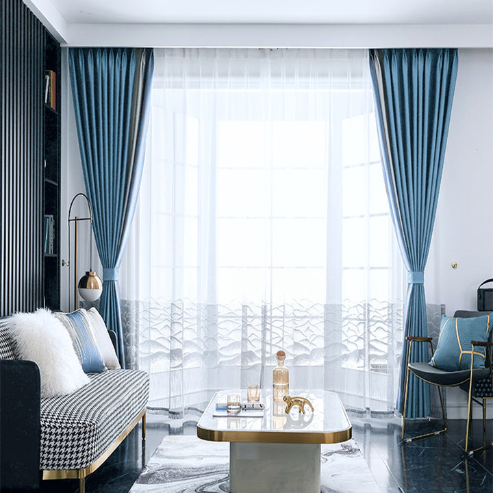 【ドレープカーテン】高級な雰囲気 選べる7色