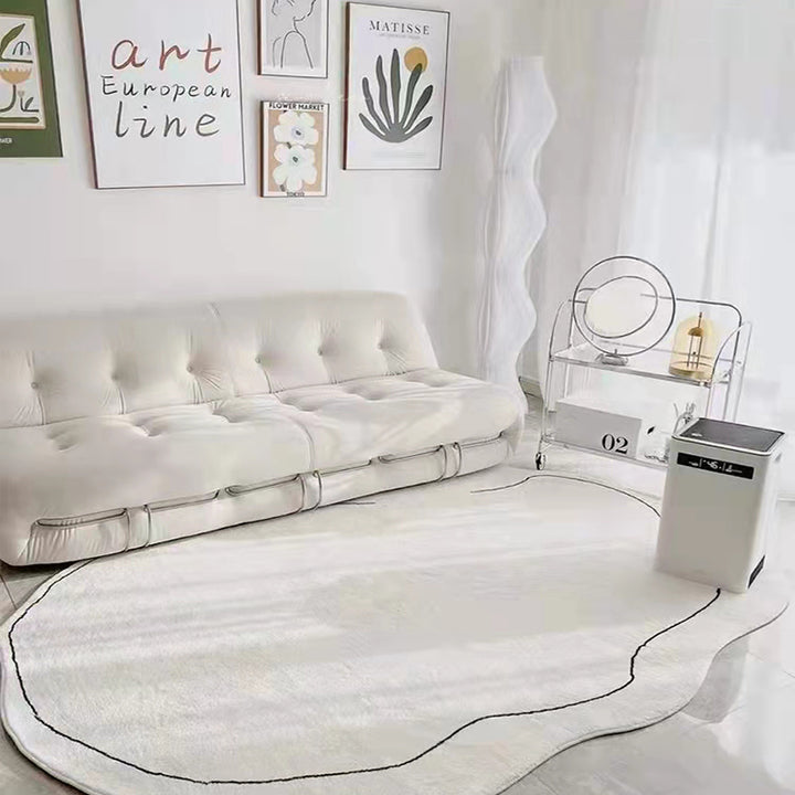 【カーペット・ラグ】不規則  オーバル型 雲型 選べる3種