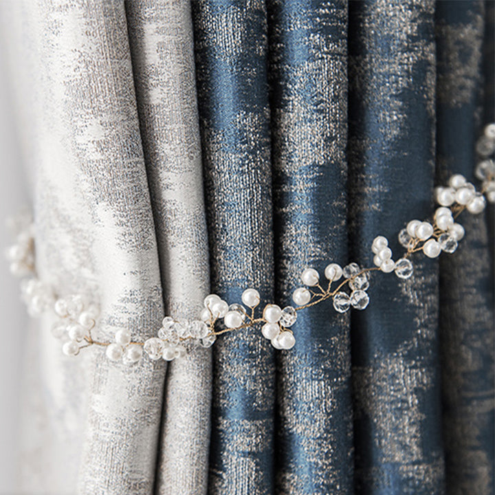 【ドレープカーテン】チャイニーズスタイル 選べる4色