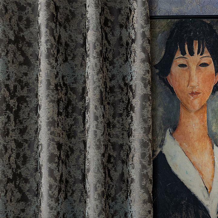 【ドレープカーテン】チャイニーズスタイル 選べる4色