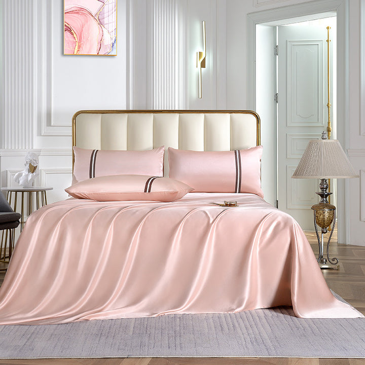 【19匁 】シルク寝具 上質シルク 100%高級 かっこいい イギリス风 プレーン 寝具セット シーツセット 単品からセットまで