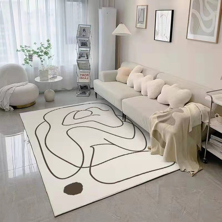 【カーペット・ラグ】上品 線模様 芸術感 選べる3種