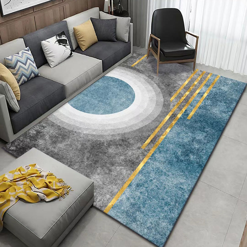 【カーペット・ラグ】北欧風 寒色 選べる4種 高級感