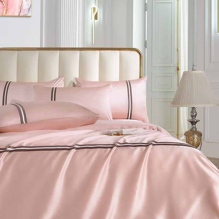 【19匁 】シルク寝具 上質シルク 100%高級 かっこいい イギリス风 プレーン 寝具セット シーツセット 単品からセットまで