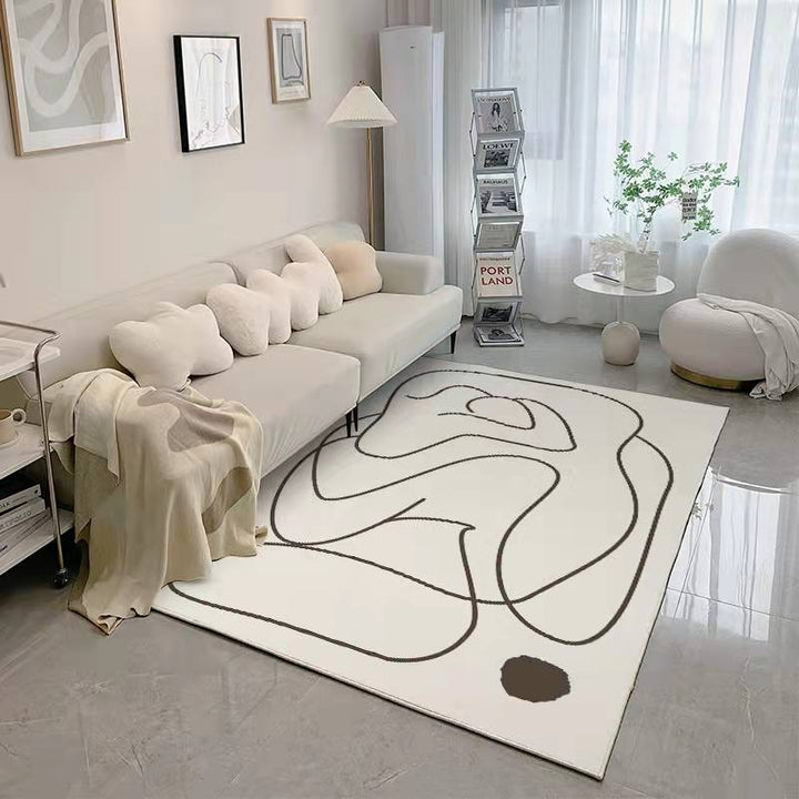 【カーペット・ラグ】上品 線模様 芸術感 選べる3種