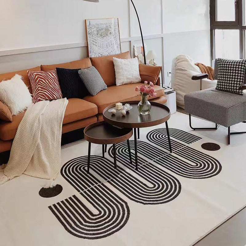 【カーペット・ラグ】上品 線模様 芸術感 選べる3種