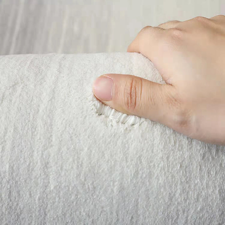 【カーペット】カシミア質感生地四角パターン 選べる2色 カシミア質感生地(ポリエステル製)細部画像 100日間返品交換保証制度