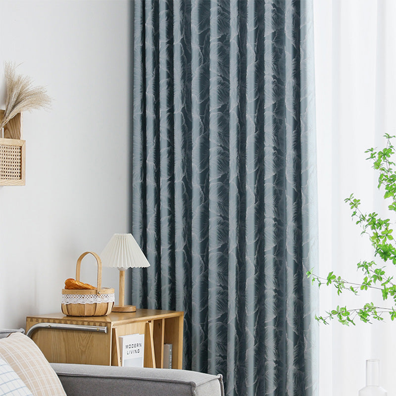 【ドレープカーテン】つるつるフランス風 選べる2色 カーテンの細部画像 ブルー(柄付け) ポリエステル100% 遮光1級