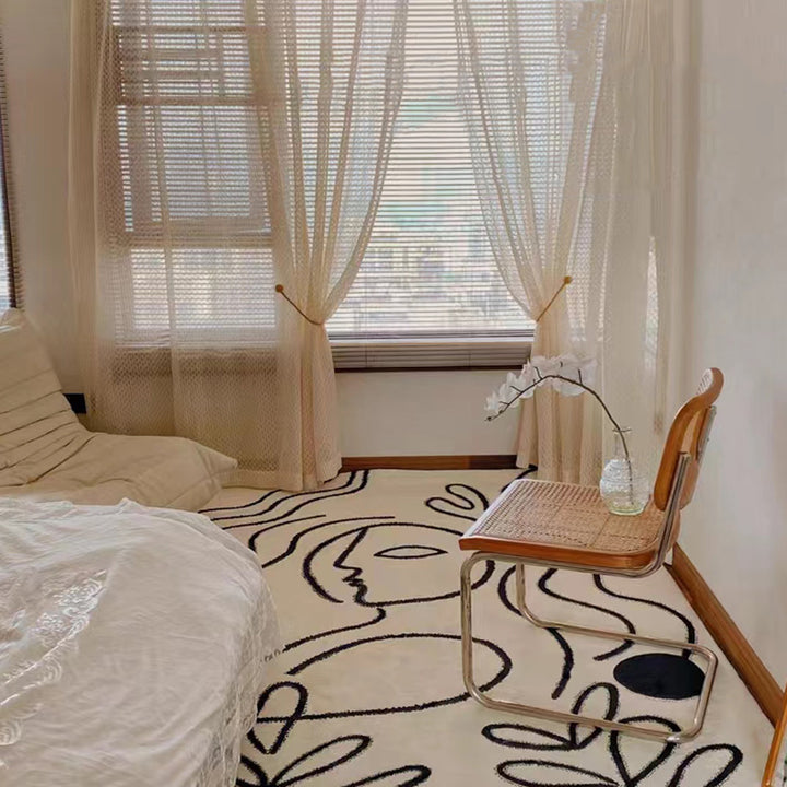 【カーペット・ラグ】上品 線模様 芸術感 選べる3種