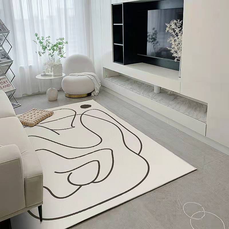 【カーペット・ラグ】上品 線模様 芸術感 選べる3種