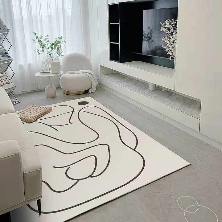 【カーペット・ラグ】上品 線模様 芸術感 選べる3種