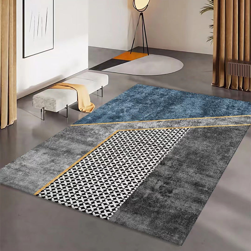 【カーペット・ラグ】北欧風 寒色 選べる4種 高級感