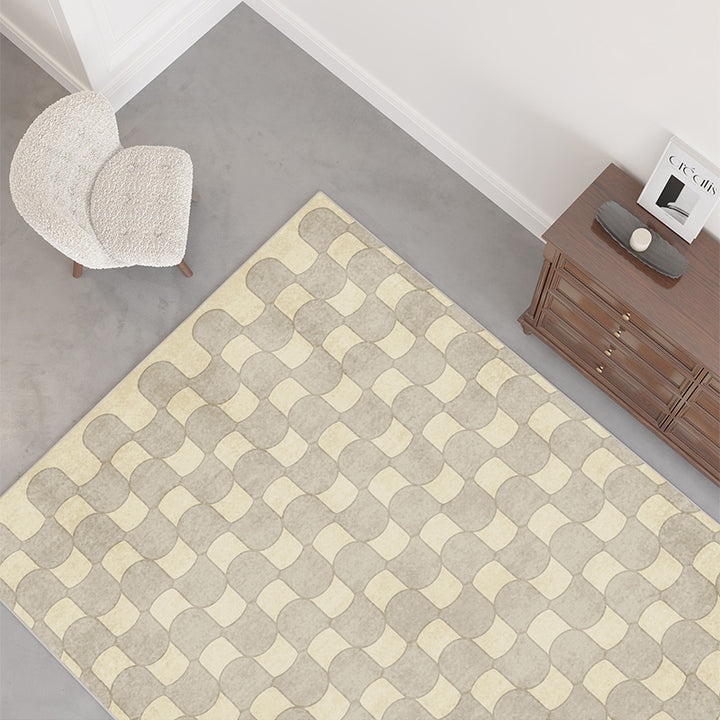 【カーペット・ラグ】図形型 選べる4種