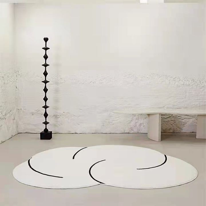 【カーペット・ラグ】不規則  オーバル型 雲型 選べる3種