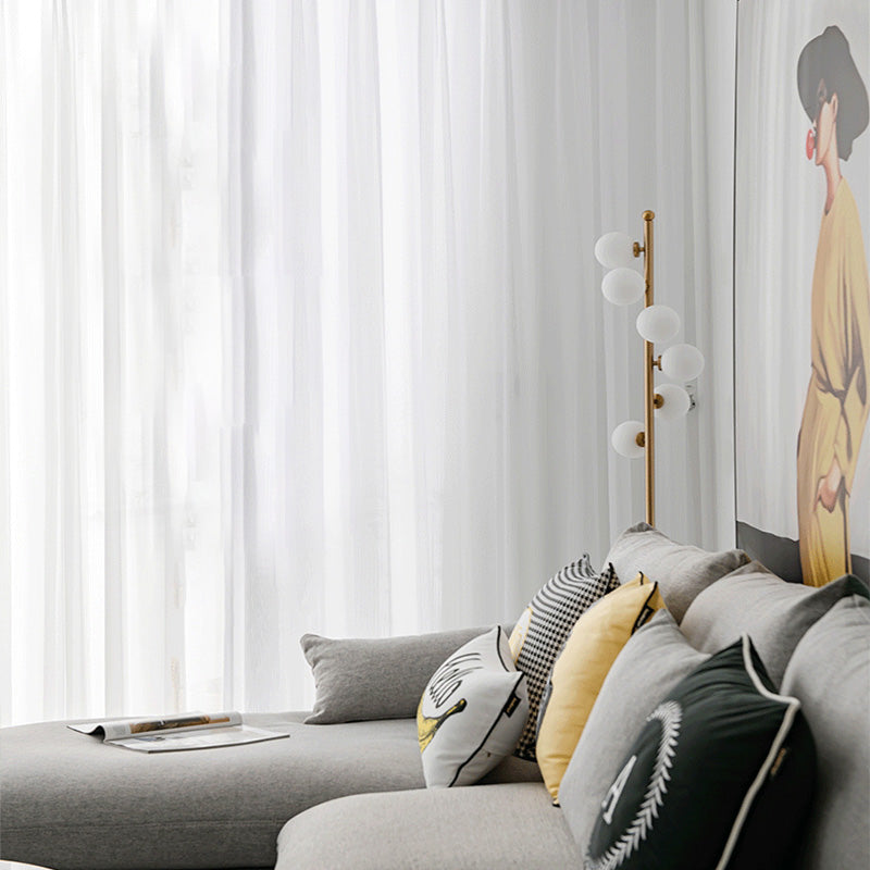 【レースカーテン】フィッシュボーン紗 選べる10色