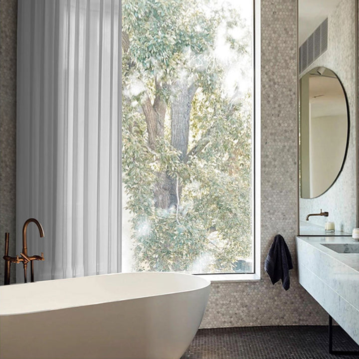 【レースカーテン】ストライプ調 選べる2色