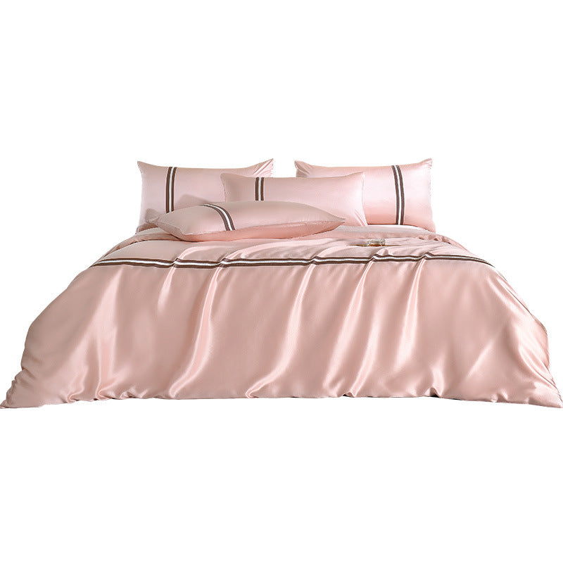 【19匁 】シルク寝具 上質シルク 100%高級 かっこいい イギリス风 プレーン 寝具セット シーツセット 単品からセットまで