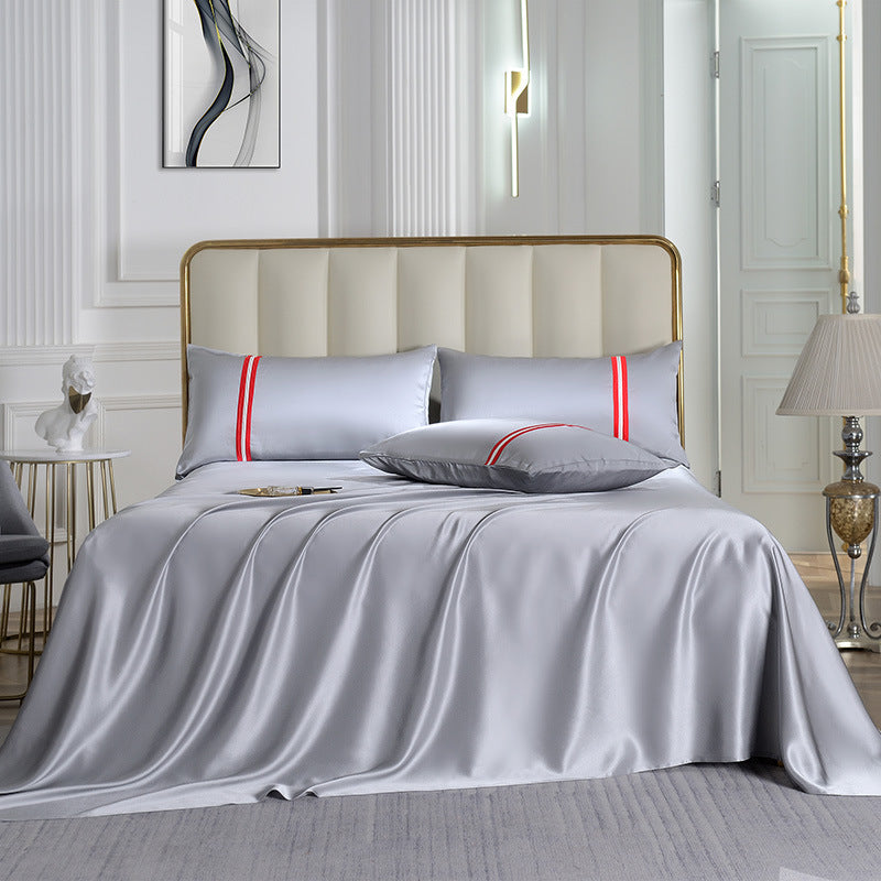 【19匁 】シルク寝具 上質シルク 100%高級 かっこいい イギリス风 プレーン 寝具セット シーツセット 単品からセットまで