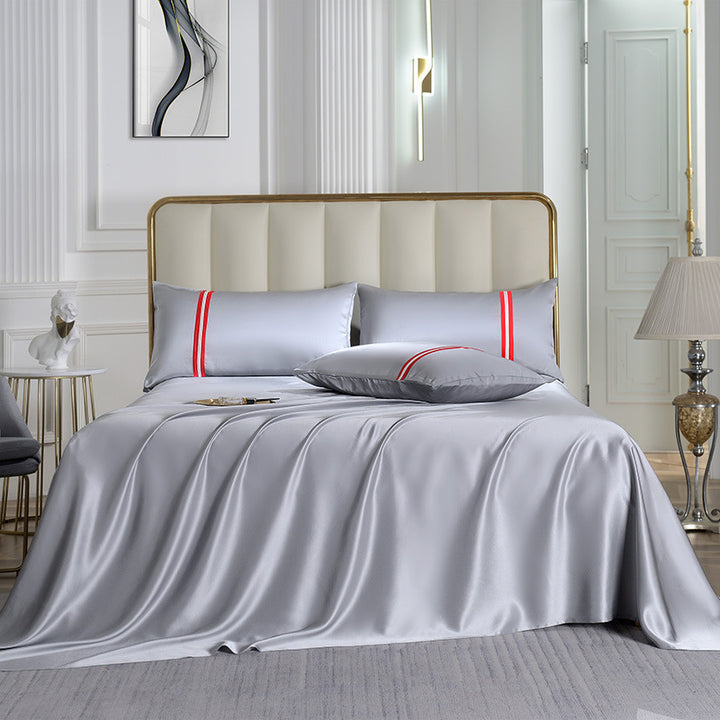 【19匁 】シルク寝具 上質シルク 100%高級 かっこいい イギリス风 プレーン 寝具セット シーツセット 単品からセットまで