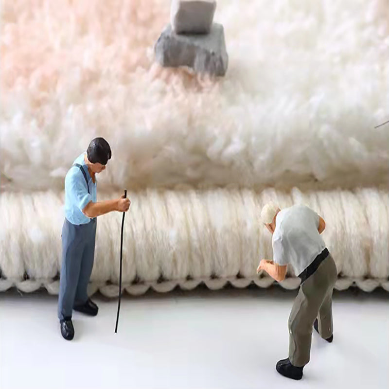 【カーペット・ラグ】カシミア質感生地水彩画風 選べる6種