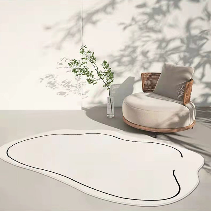 【カーペット・ラグ】不規則  オーバル型 雲型 選べる3種