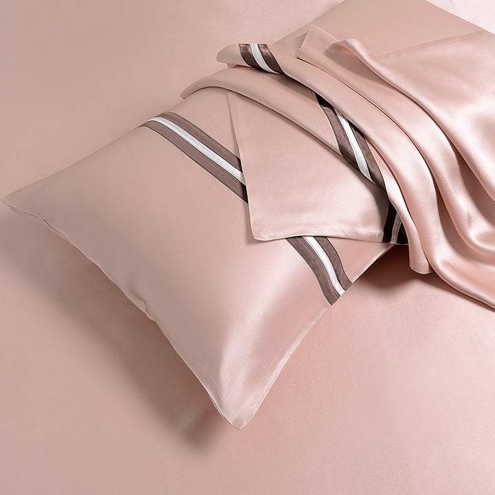 【19匁 】シルク寝具 上質シルク 100%高級 かっこいい イギリス风 プレーン 寝具セット シーツセット 単品からセットまで
