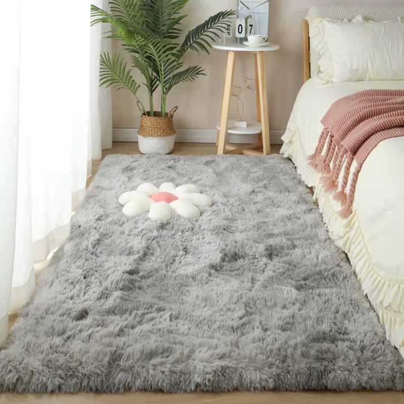 【カーペット・ラグ】シンプル純色 モコモコ 選べる3種