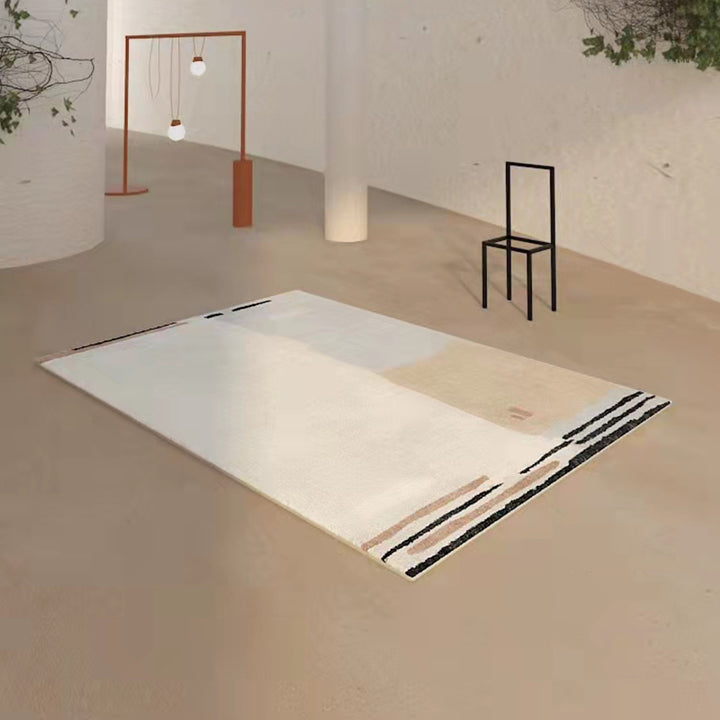 【カーペット・ラグ】カシミア質感生地水彩画風 選べる6種