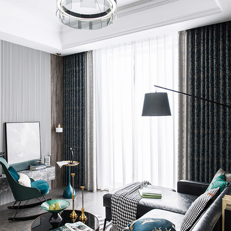 【ドレープカーテン】チャイニーズスタイル 選べる4色