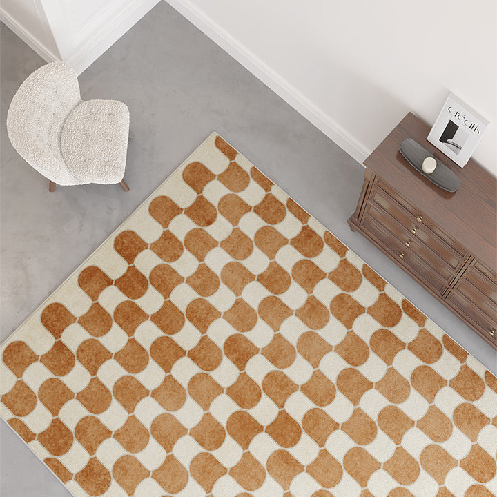 【カーペット・ラグ】図形型 選べる4種