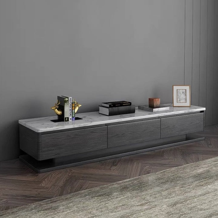 【テレビボード】シック サイズ5種選べる グレー 天板色グレー