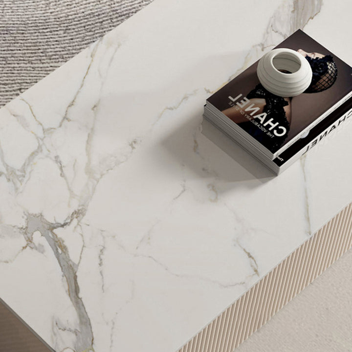 【テレビボード】繊細なデザインテレビボード 天板の細部画像