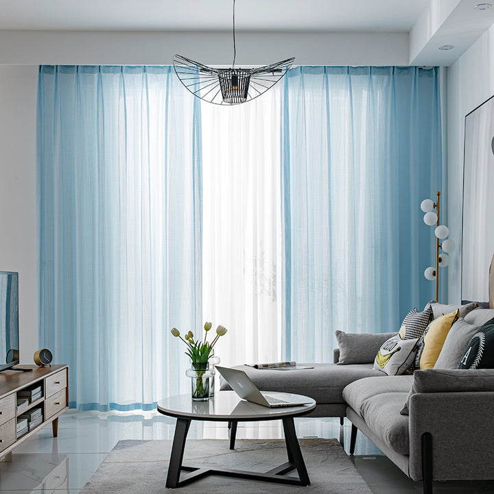 【レースカーテン】フィッシュボーン紗 選べる10色