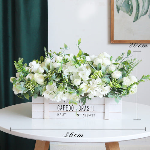 【造花】木製フェンス 清らか インスタ映え アメリカ風