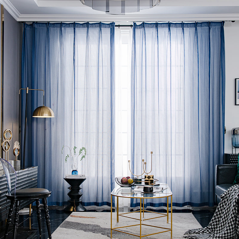 【レースカーテン】フィッシュボーン紗 選べる10色