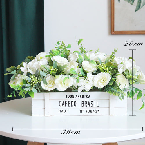 【造花】木製フェンス 清らか インスタ映え アメリカ風