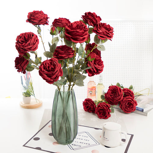 【造花】牡丹 優雅 食卓 リビングルーム