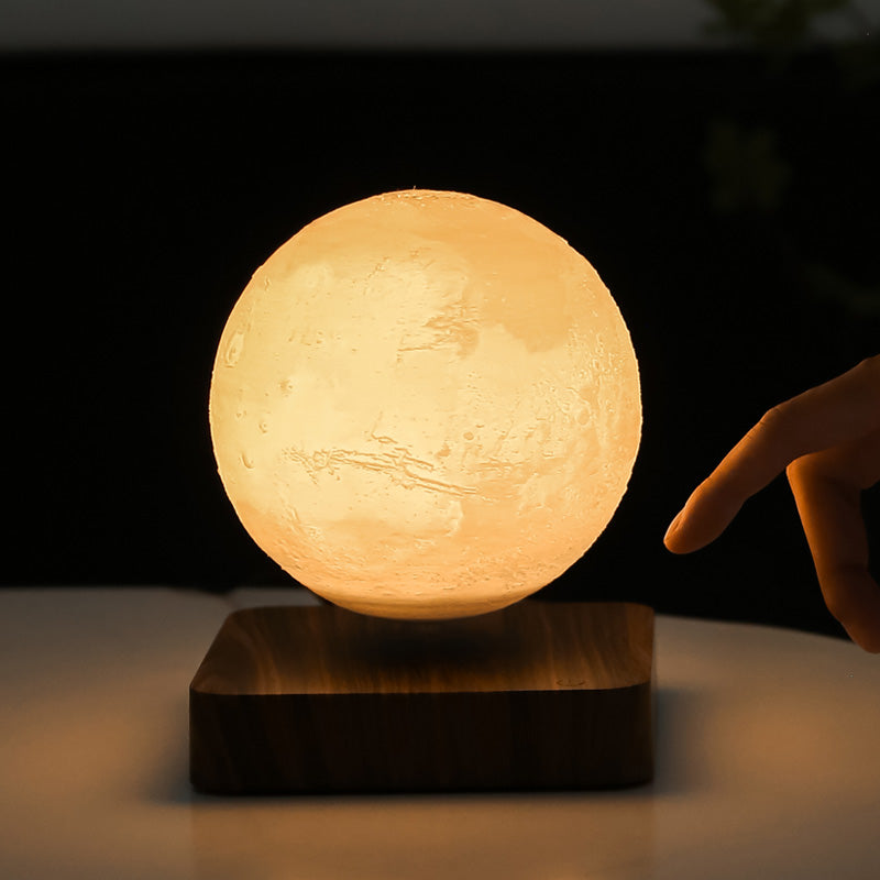 【オブジェ・置物】土星型ライト 磁気浮上式 おしゃれ