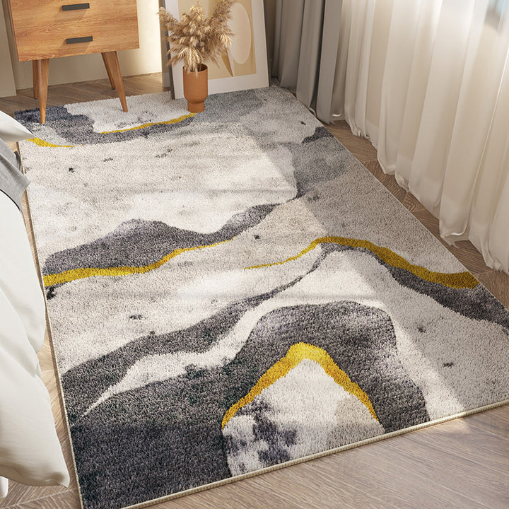 【カーペット・ラグ】芸術感 長毛 絨毯 おしゃれ 選べる5種