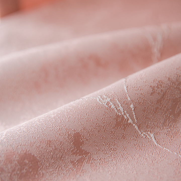 【ドレープカーテン】ジャガード織エレガント 選べる4色 カーテンの細部画像 ピンク(柄付け) 布製 遮光2級