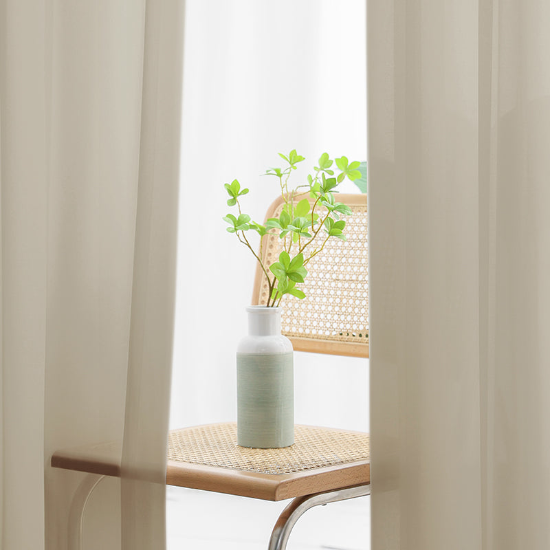 【レースカーテン】透け感 選べる8色