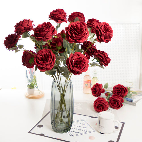 【造花】牡丹 優雅 食卓 リビングルーム