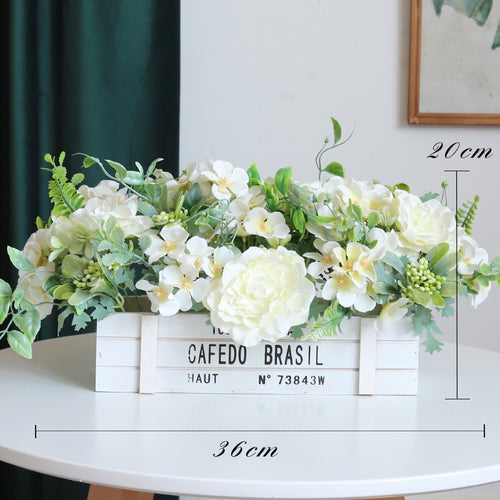 【造花】木製フェンス 清らか インスタ映え アメリカ風