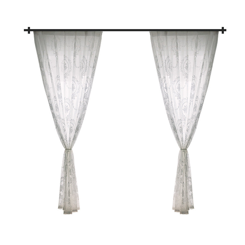 【レースカーテン】ジャガード織 柔らかい