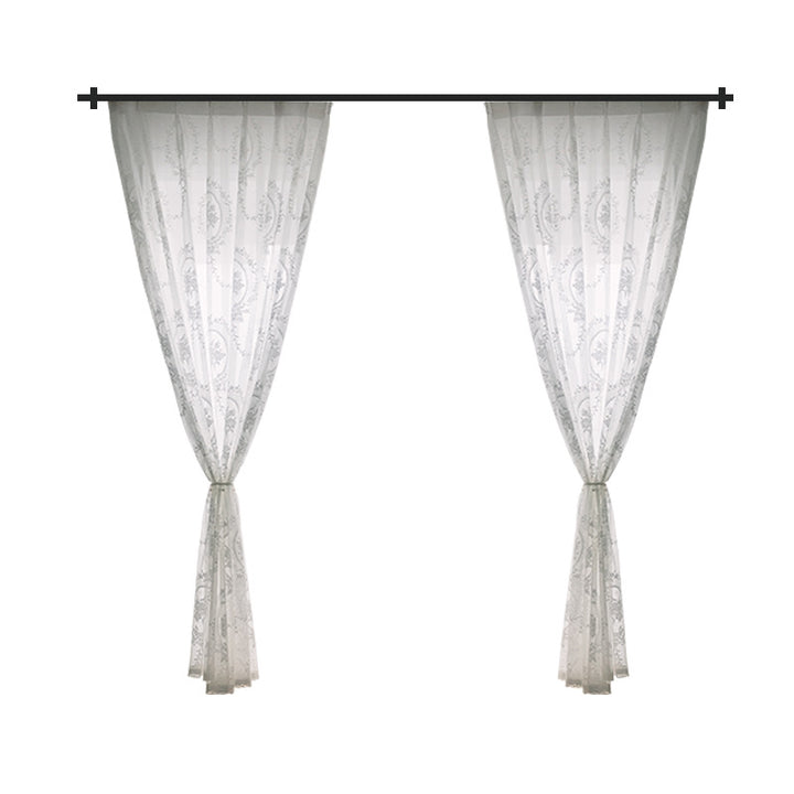 【レースカーテン】ジャガード織 柔らかい