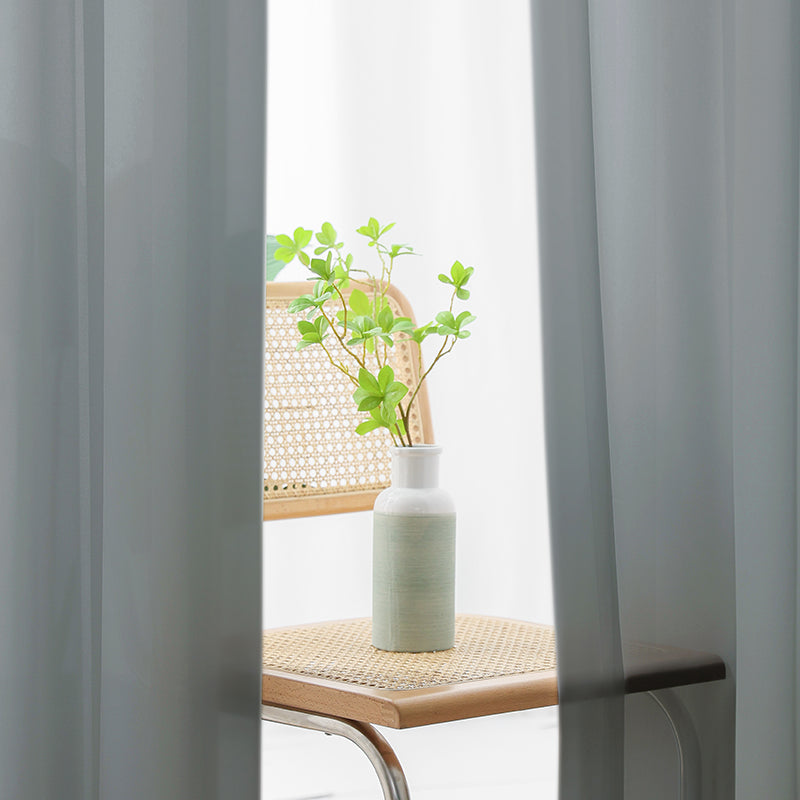 【レースカーテン】透け感 選べる8色